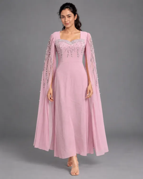 Evelyn pearl-Embellished Dress