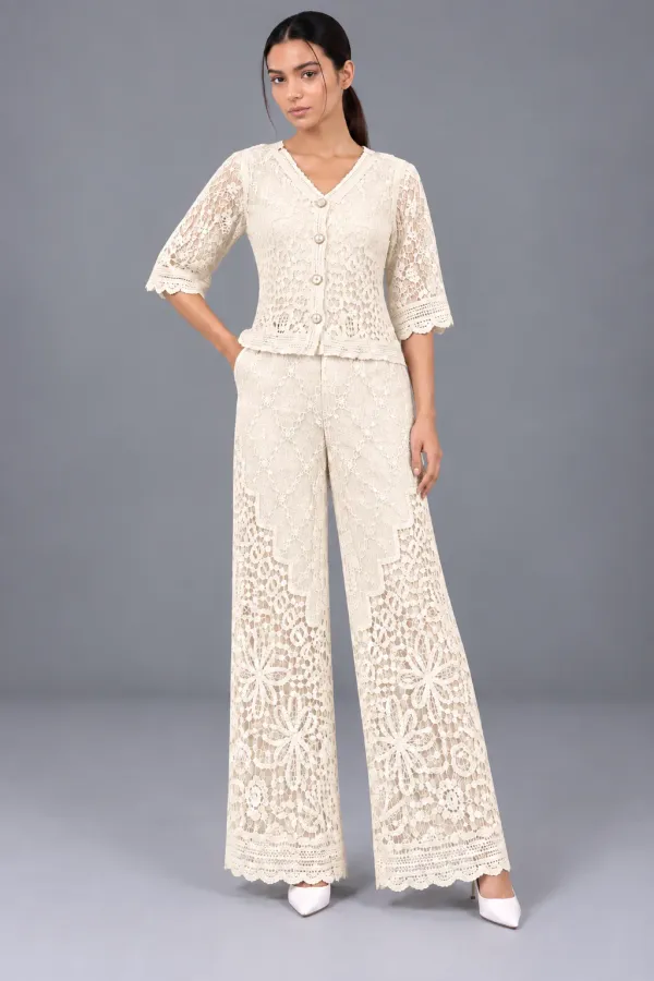CROCHET PANT AND TOP