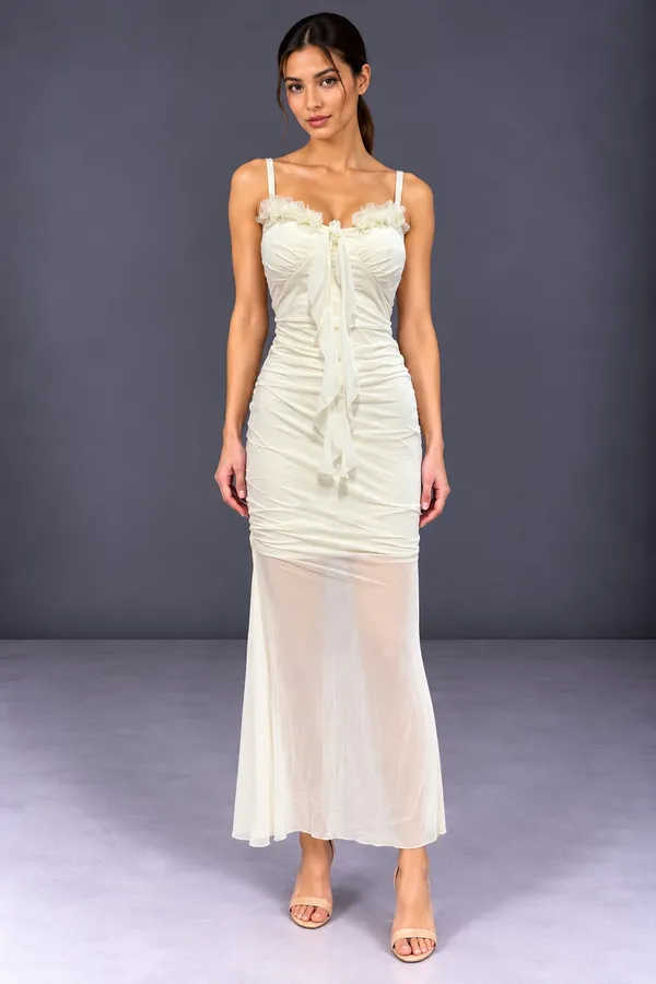 Ruched Midi Dress